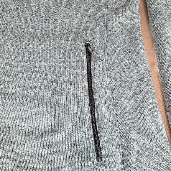 Helly Hansen Varde 2.0 Hooded Fleece Jacket Men Large Grey Blue Full Zip Pockets - Picture 3 of 10